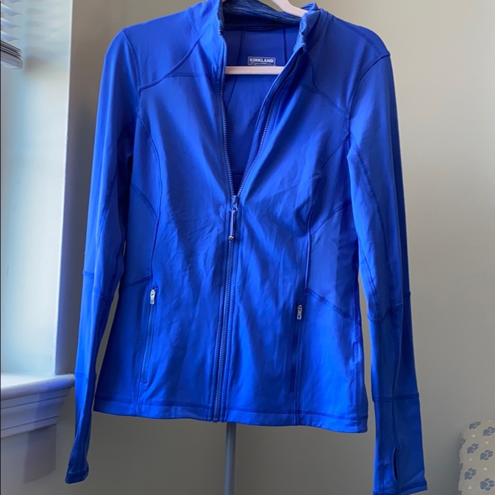 Kirkland zip up spandex jacket